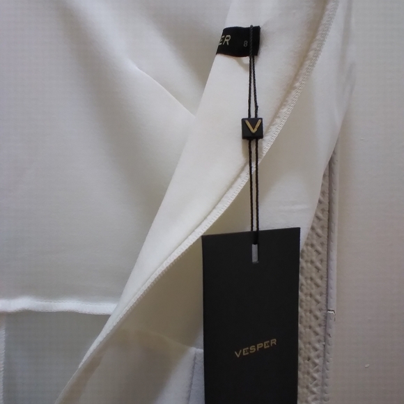 Vesper/Shein Jumpsuit, Size 8, Black/White - Picture 4 of 5